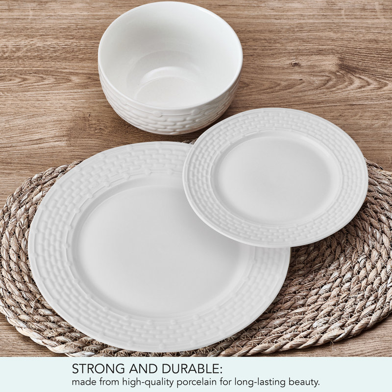 Pfaltzgraff Sonya 24-Piece Porcelain Dinnerware Set, Service For 8