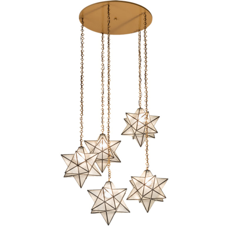 Moravian Star 5 - Light Pendant