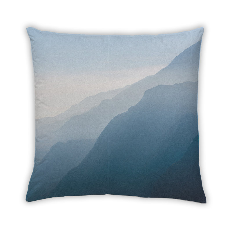 Coussin décoratif Color Focus Blue 75, Microsuède