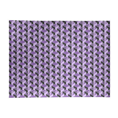 Tapis noir/mauve/mauve claire de la zone skyscrapers