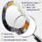Silver Gold Rock Impression - Marble Irregular Shape Mirror, Grey Asymmetrical Unique Wall Mirror, Printed Metal Art