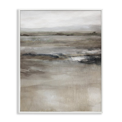 «Brown Desert Abstraction», art de la giclée encadrée par Carol Robinson