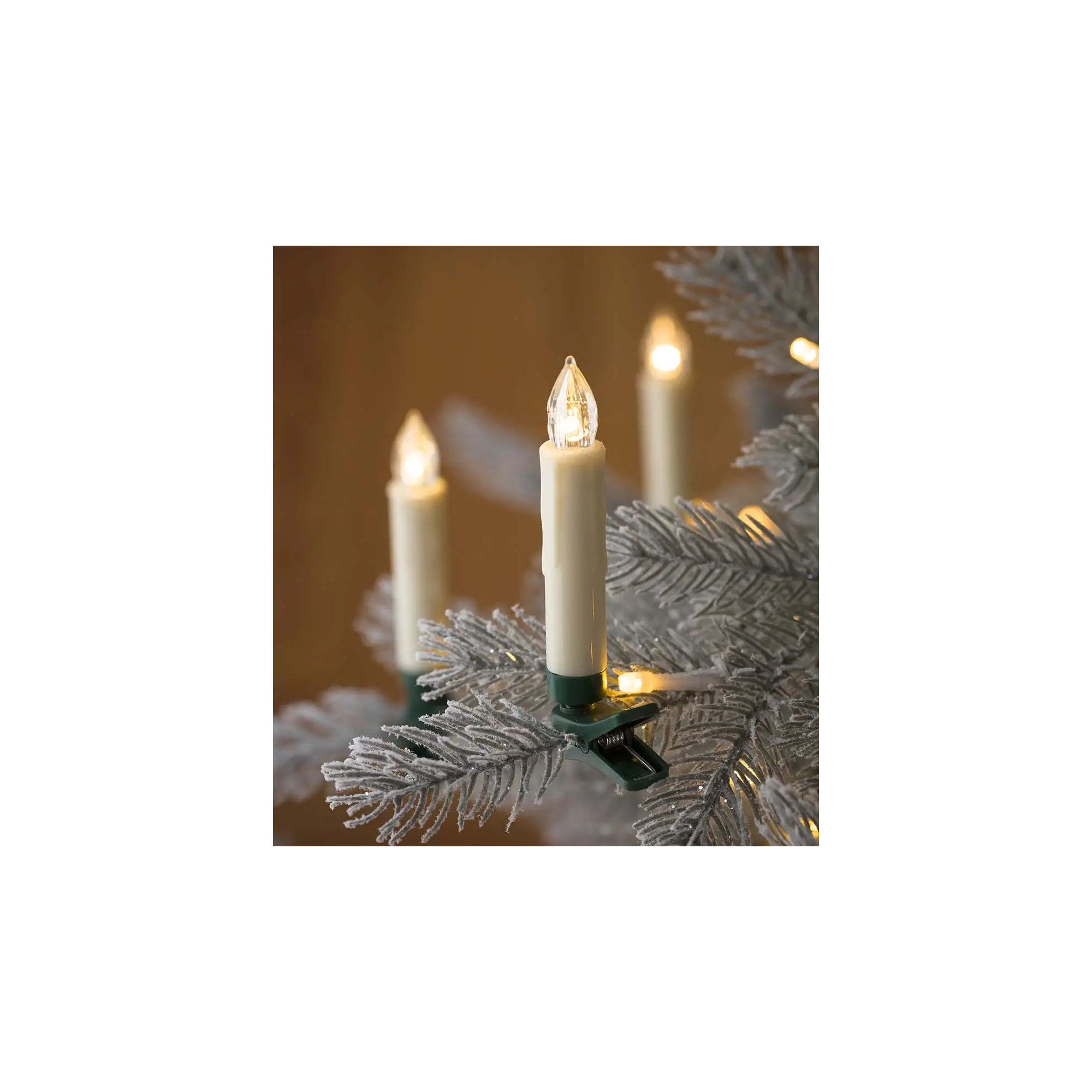 Clip-On Christmas Tree Candle Light