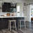 Maven Lane Vincent Wooden Kitchen Stool-655363856-655363860