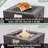 Modern Outdoor Fire Pit Column