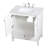 Selma 30'' Single Bathroom Vanity with Engineered Marble Top-1804577444