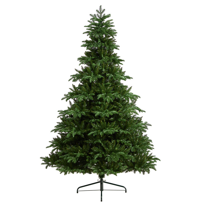 Lighted Artificial Spruce Christmas Tree, 8' H