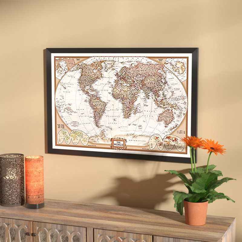 " National Geographic Map Executive Style "