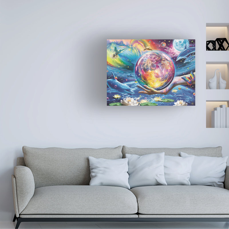 Art sur toile de Michael David, H 35 po x l 47 po