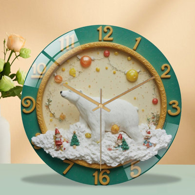 Horloge murale de Noël 12 po