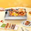 Barbecue électrique encastré à brûleur simple l 21,26 po x P 11,02 po