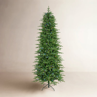 Slim Pre-Lit Fir Christmas Tree