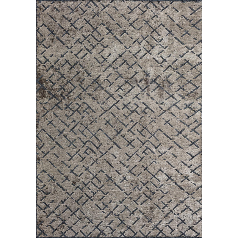 Contemporain abstrait géométrique, Rectangle 6 pi 7 po x 9 pi 10 po
