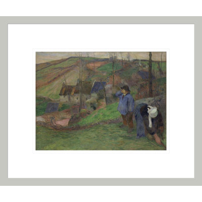 Landscape of Brittany by Paul Gauguin - Framed Giclee Print