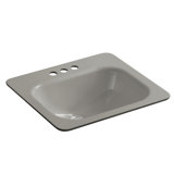 Tahoe Metal Rectangular Undermount Bathroom Sink with Overflow