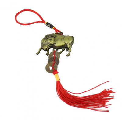 Décoration murale Shinning Ox Charm pour l'année du boeuf