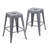 Backless Metal Bar Stools Set of 2 with Tool-Free Assembly-655884908