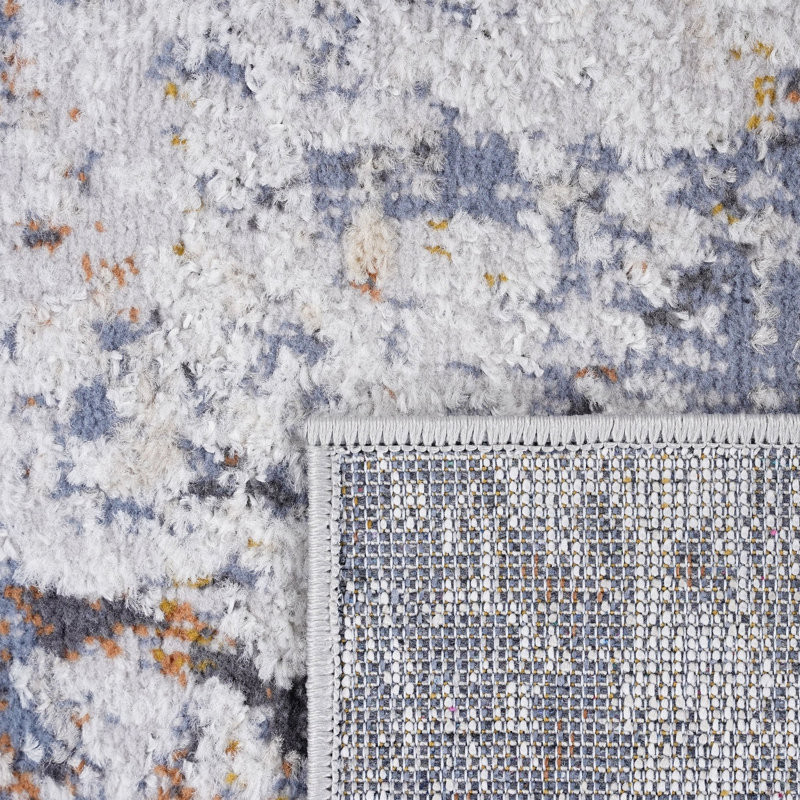 Abstract Indoor / Outdoor Rug, Runner 2'2" x 8'