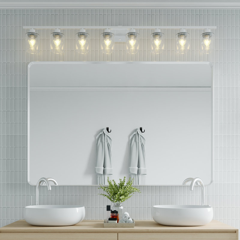 Miroir de salle de bain Waterpar, H 40 po x l 60 po, Argent brossé