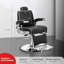 Fauteuil de coiffeur inclinable pour salon de coiffure avec repose-pieds, siège extra large et appui-tête amovible