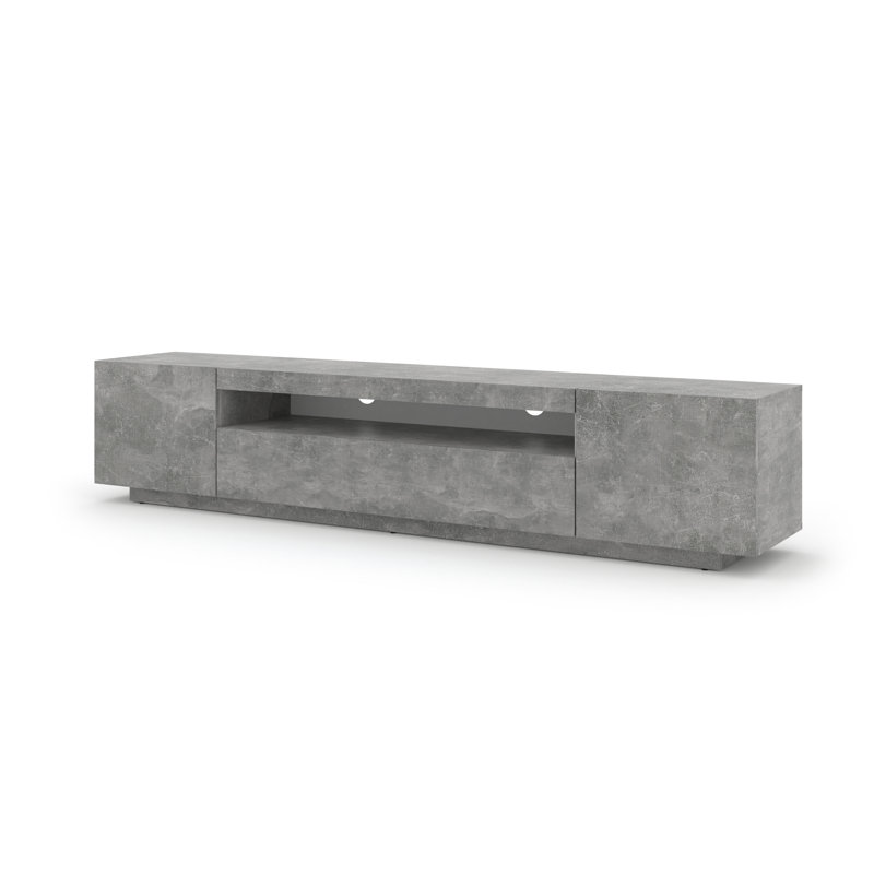 Carty TV Stand, Concrete
