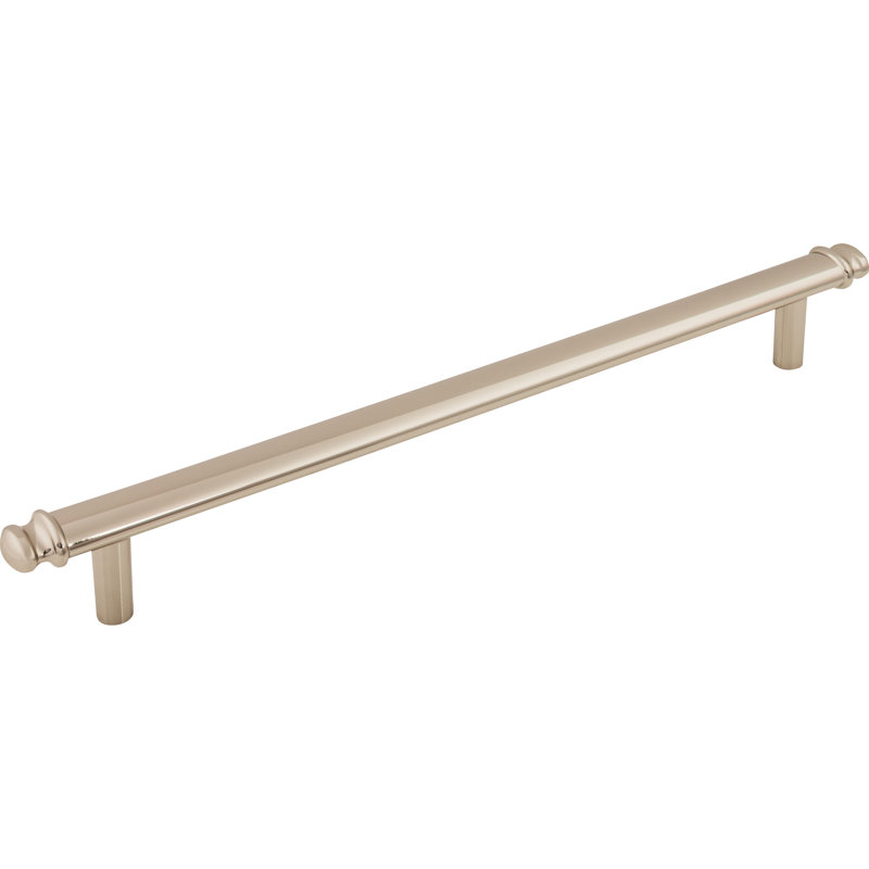 Julian Appliance pull, Polished Nickel, 12" Center to Center