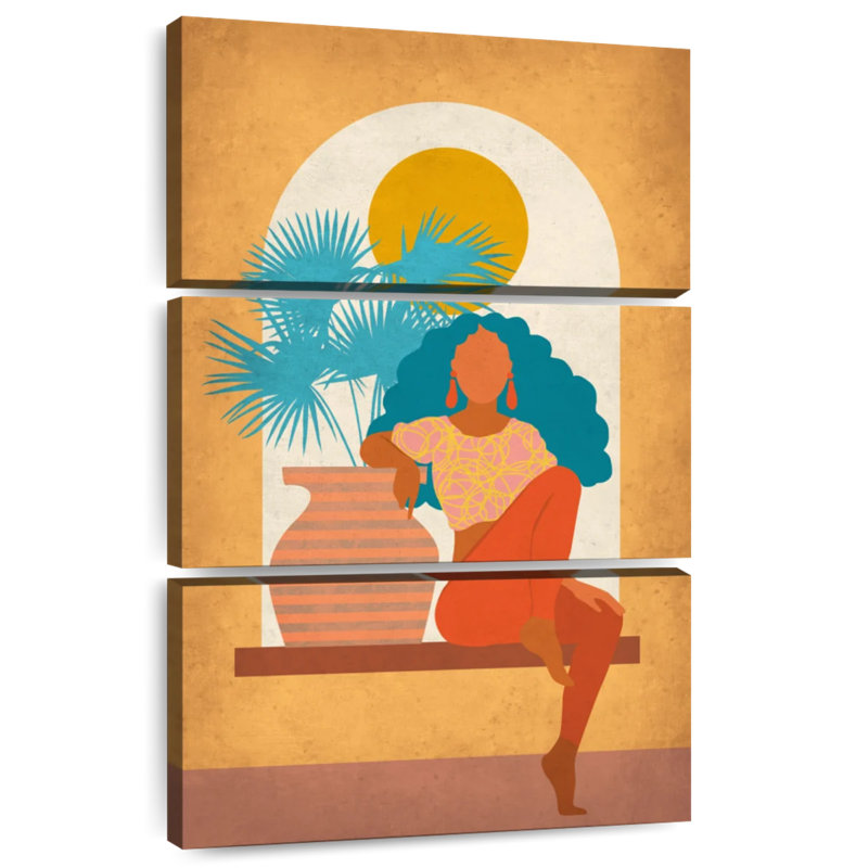 Leisha Boho Posing Beauty, 32" H x 20" W