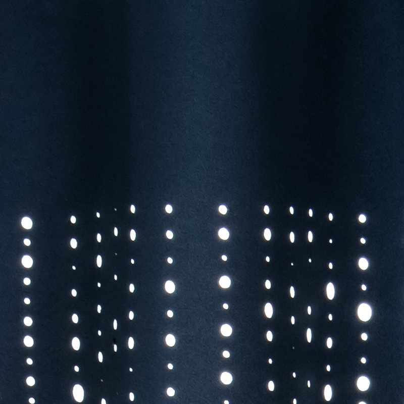 Rideau en polyester, Bleu marine