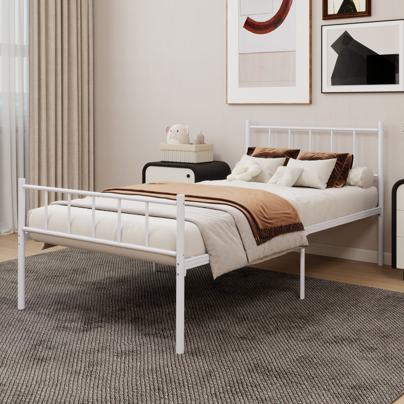 Cadre ouvert en métal, Simple, White