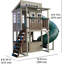 KidKraft 2-Storey Wooden Playhouse with Tube Slide & Rock Wall - Outdoor Climbing Frame-126105957