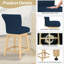 Tabouret de bar et de comptoir pivotant en bois massif Malakeh (ensemble de 1/2/4)-1275975636-1276884711-1275975469