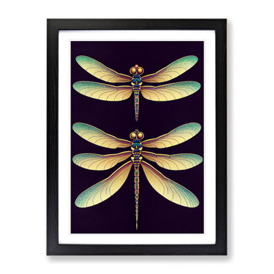Special Dragonflies - Single Picture Frame Print