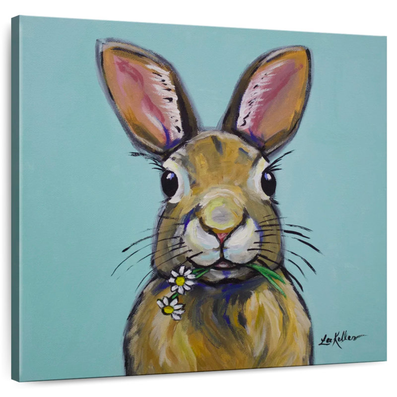 Brampt Rabbit Meadow, 33" H x 33" W
