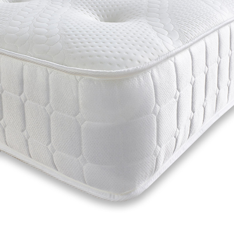White Noise Pocket Sprung Mattress, Single (3')