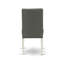 Ensemble de table de salle à manger 7 pièces composé d'une table de salle à manger rectangulaire et de 6 chaises de salle à manger Parson en tissu gris, 36 x 60 pouces, lin blanc-236772508-199509732-199509735