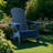 HDPE Folding Adirondack Chair With Cup Holder,Weather-Resistant, Low Maintenance,Supports Up To 400Lbs,4 Pack-1248233297