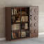 Vitrines en bois massif brun noisette-121315142