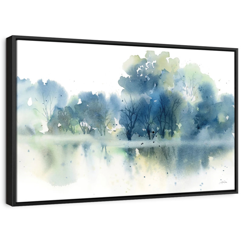 " Blue Pond Reflections ", 31" H x 21" W