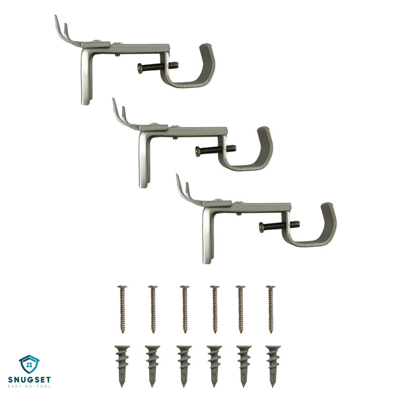 Easy-Install Universal Brackets, Nickel