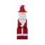 24.5"H Christmas Santa And Nutcracker Reversible Boxed Porch Decor