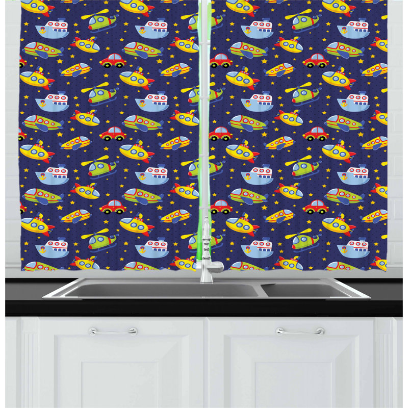 Rideau de cuisine d’avion de chambre de bébé