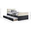 Lit gigogne / rangement en velours Ivy-1958873254