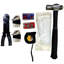 Boîte à outils 20 po portative 3 en métal avec accumulateur d'outils, glissière à roulement, capacité de 15 kg, plateau de rangement supérieur, poignée, pour le garage, la maison, l'établi, acier noir, poignée de transport-1253472844