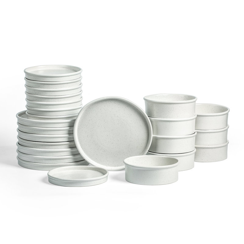 Stone Lain Roscoe 24-Piece Dinnerware Set Stoneware