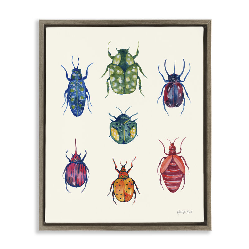  Art mural varié sur toile Floater, Cadre flottant orme Montalcino, H 31 po x l 25 po