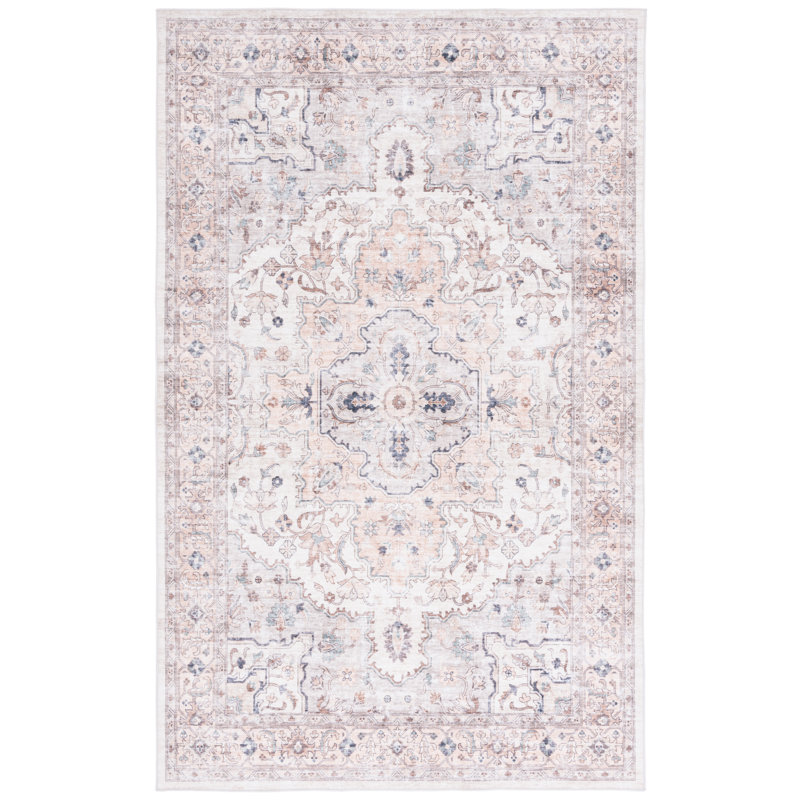 Lomeli Area Rug with Non-Slip Backing, Rectangle 3' x 5'