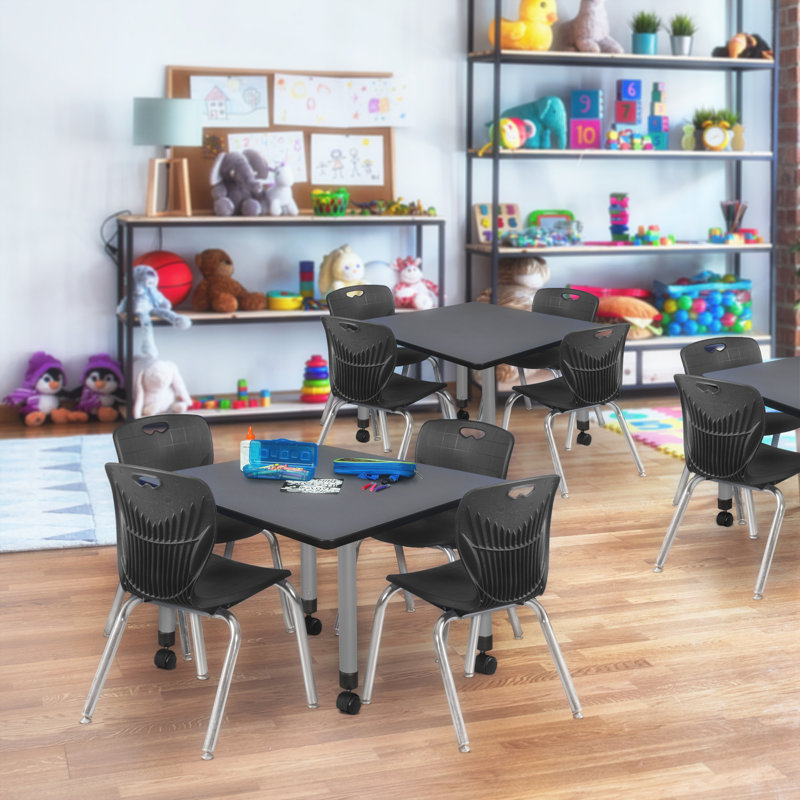 Table de pause Kee Mobile, Gris, H 34 po x L 30 po x l 30 po