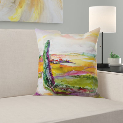 Coussin décoratif intérieur/extérieur ginette tuscan matinée
