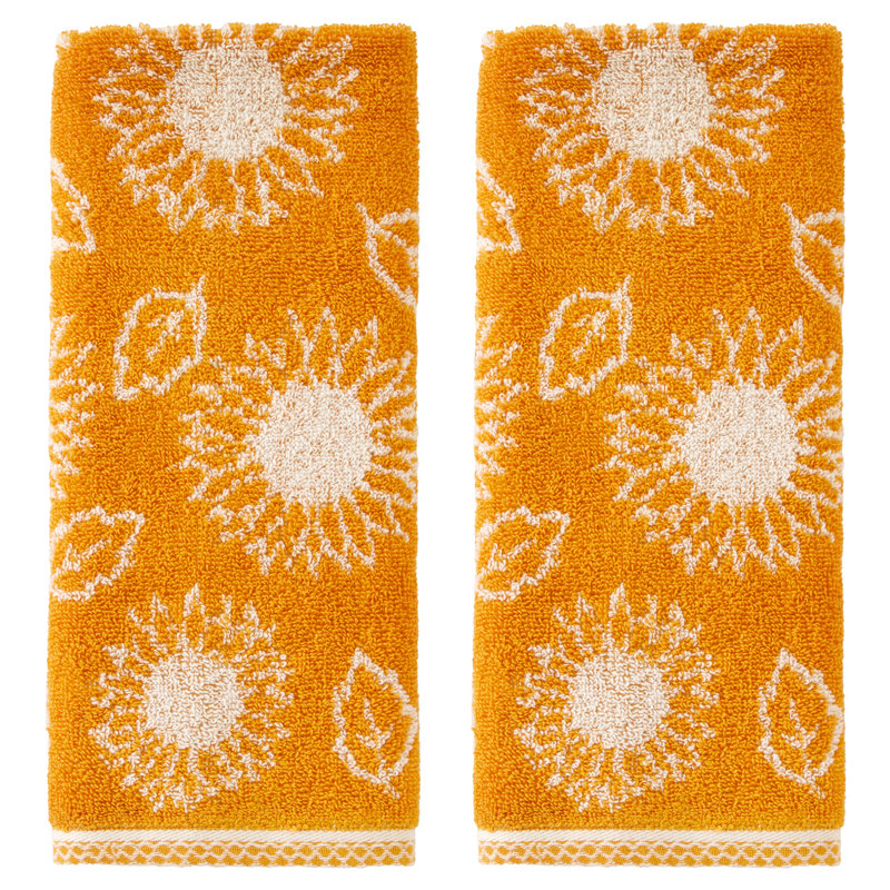 SUNFLOWER JACQUARD HAND-YELLOW