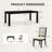 8-Seat Expandable Parsons Dining Table Set with Linen Upholstered Chair-894827161-894827166